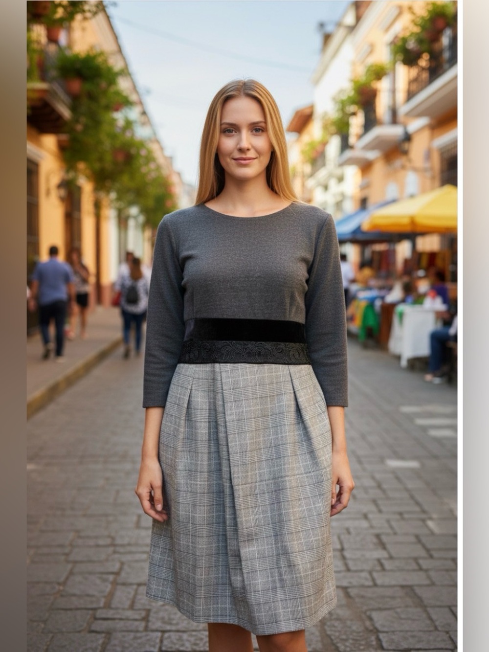 Etro Milano Wool Dress from Italy vintage